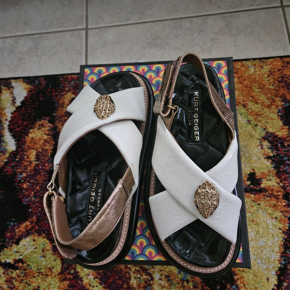 Kurt Gieger White Orson Sandals